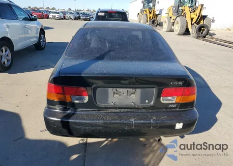 1998 Honda Civic Hx z USA, uszkodzony, nr VIN 1HGEJ7228WL112788